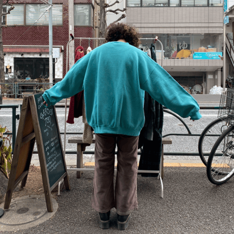 [USED]  "HONORS" ミントカラーSWEAT🍃