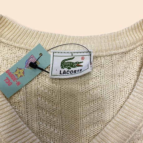 [USED] LACOSTE V NECK KNIT🤍