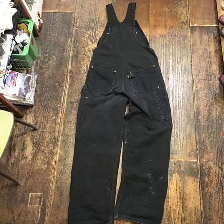 [USED] Carhartt BLACK ダック地 オーバーオール