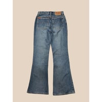 Levi's 533 ブラックスエードパンツ グリーンコーデュロイパンツ Levis / リーバイス 8070 SLIM FIT DYED コーデュロイパンツ 後
