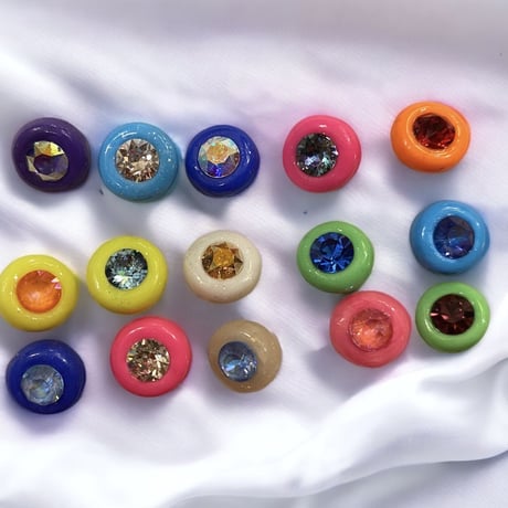 [BENICOTOY] キラキラ お豆 ピアス (片耳)