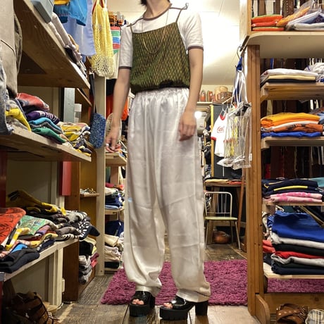 [USED] イイ色！総柄キャミ