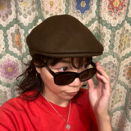 [USED] made in ITALY ウールハンチング