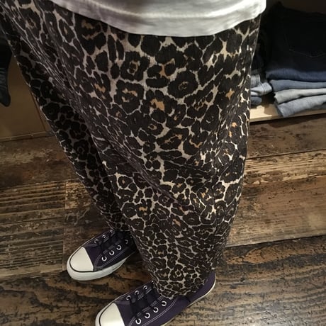 [USED] レオパード ストレッチ パンツ