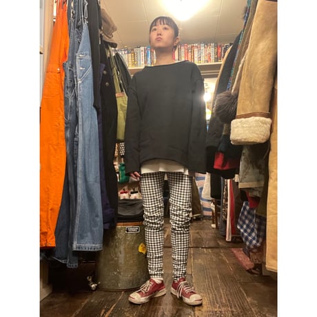 [USED] チェック スキニー PANTS！