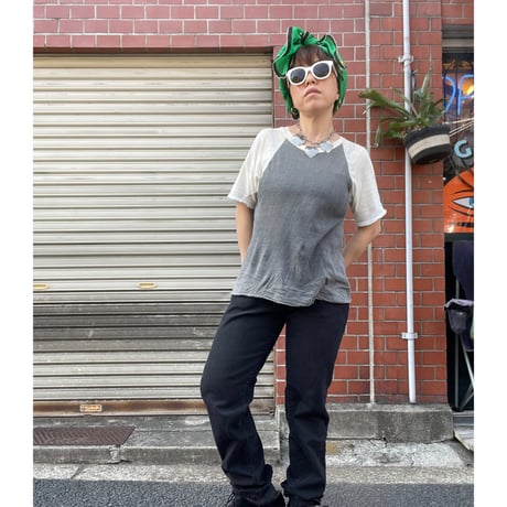 [USED] vintage薄〜いボディのスケスケラグランTee！
