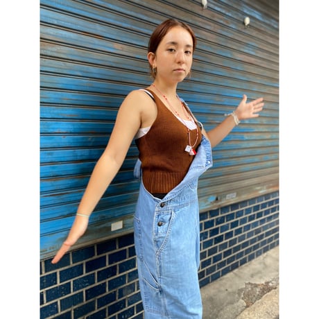 [USED] BROWN ニットキャミ♡