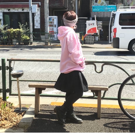 [USED] BLACKシフォンのプリーツスカート