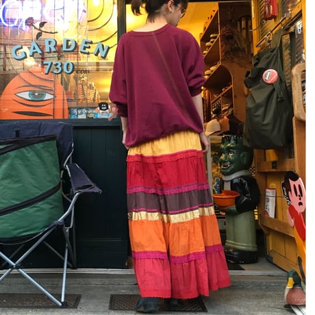 [USED] パッチワークLONGスカート