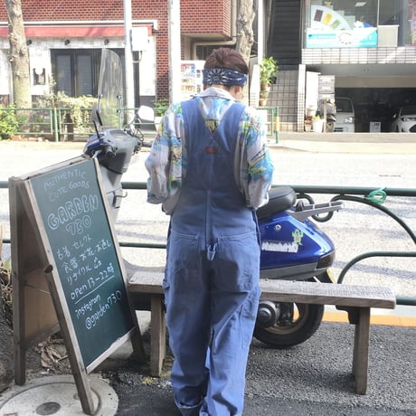 [USED] 50's  vintage L/S アロハシャツ made in Hawaii