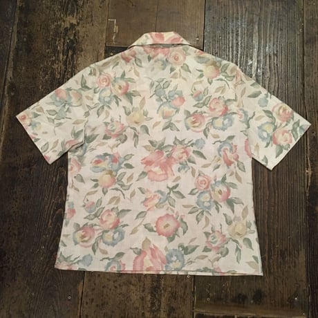 [USED] 花柄 麻SET UP
