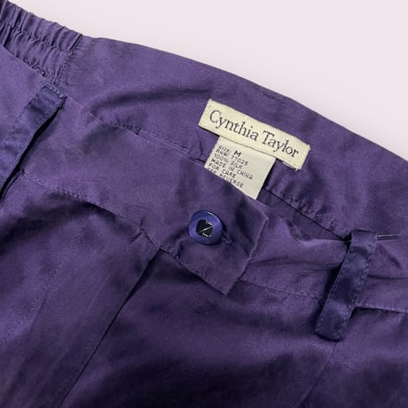 [USED] PURPLE SILKパンツ
