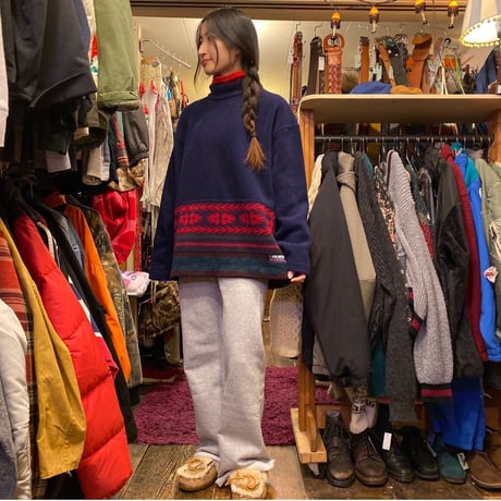 [USED] タートルネック フリース♡POLATEC 