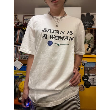 [CHEAP TIME$] ”SATAN IS A WOMAN” S/S T-SHIRTS