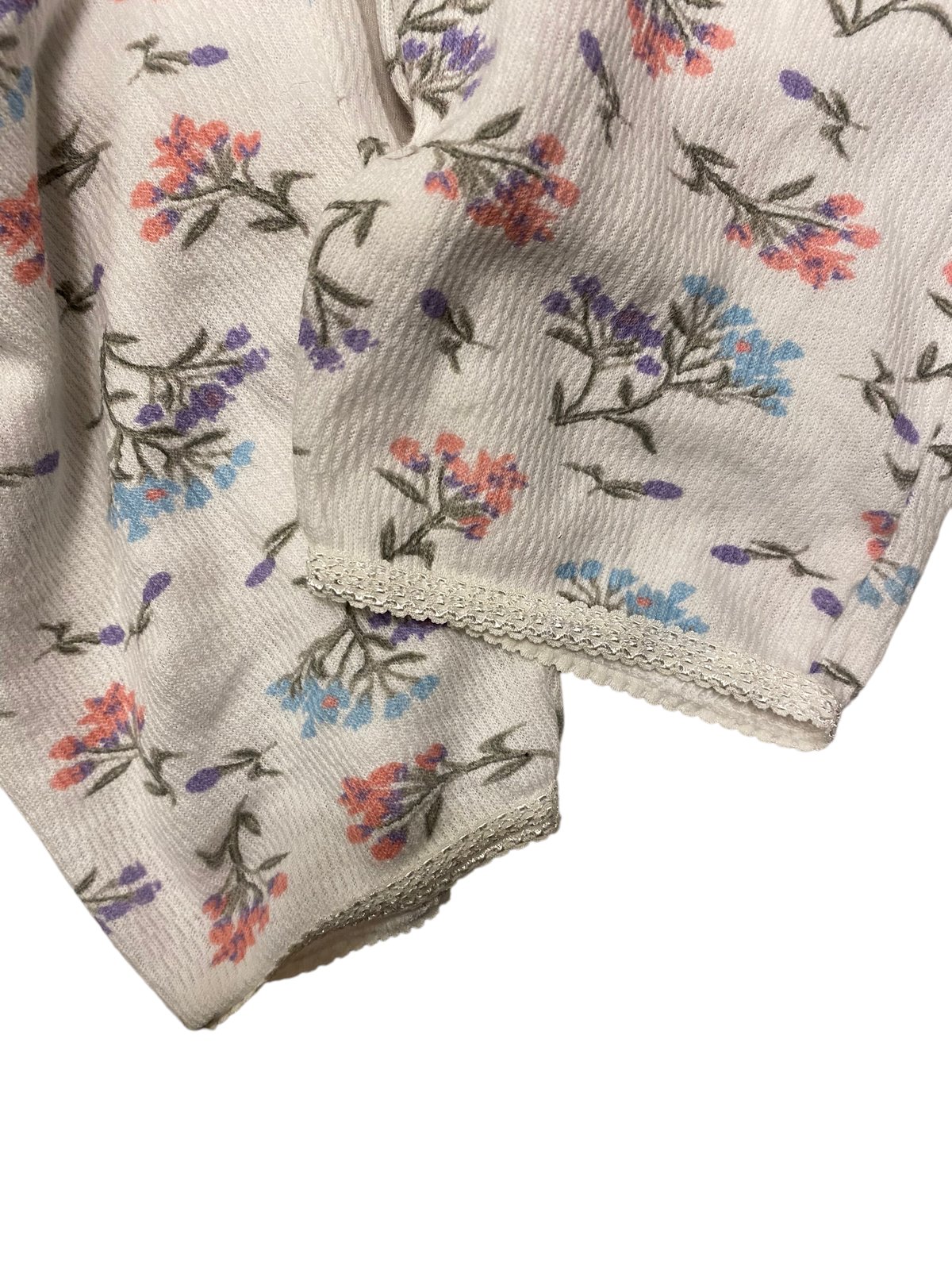 80s希少ヴィンテージ　thermal pants サーマルパンツ　花柄　L 80s希少ヴィンテージ thermal pants サーマルパンツ 花柄 L