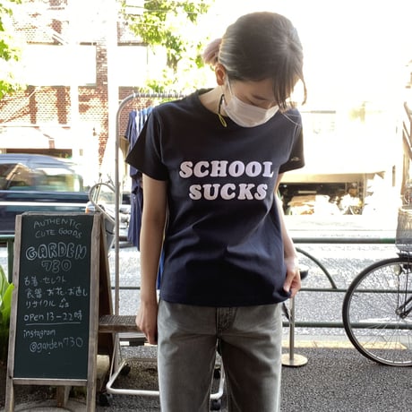 [Naughty] SCHOOL SUCKS S/S Tee  -for kids -