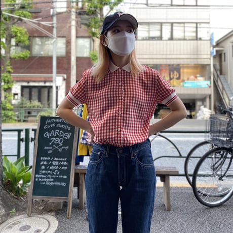 [USED] ギンガムチェック S/S SHIRT❤️