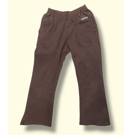 [USED] adidas ローライズフレアスウェットPANTS🤎