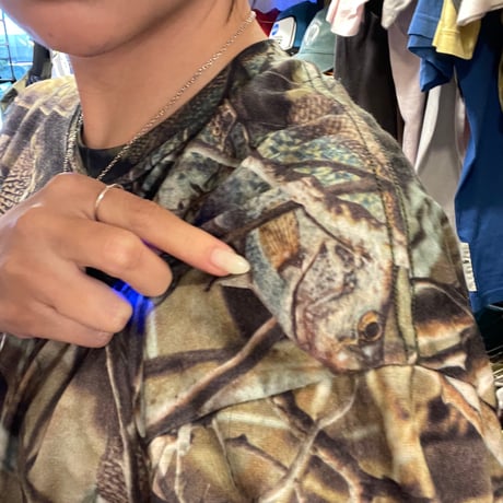 [USED] 水中お魚🐟CAMO POLY Tee