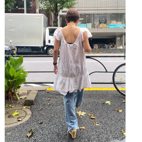 [USED] フリフリ cottonチュニック♡