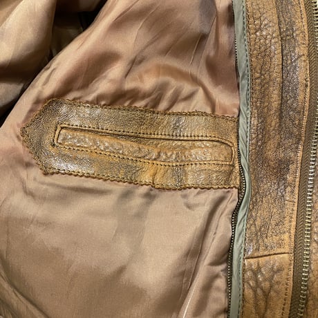 [USED] レザー ボアJKT
