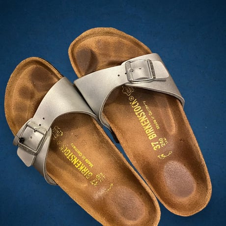 [USED] BIRKENSTOCK シルバーサンダル
