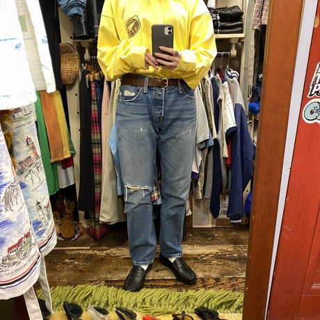 [USED] Levi's 501 CT ダメージDENIM！