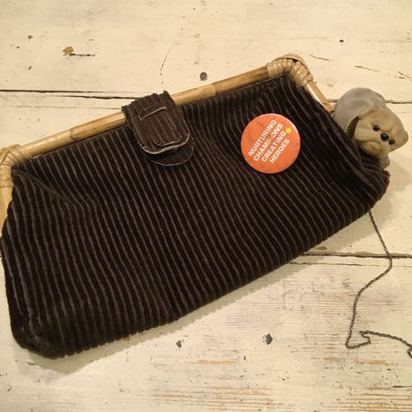 [USED] 太畝コーデュロイクラッチバッグ