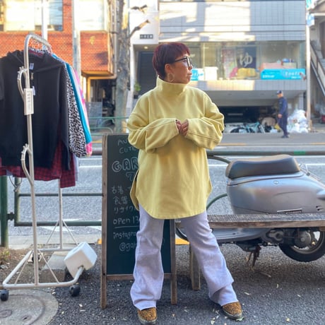 [USED] フリース  タートルトップス💛