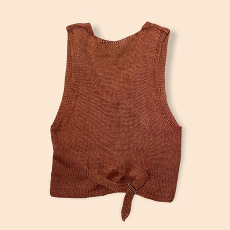 [USED] agnes b. HEMP VEST！