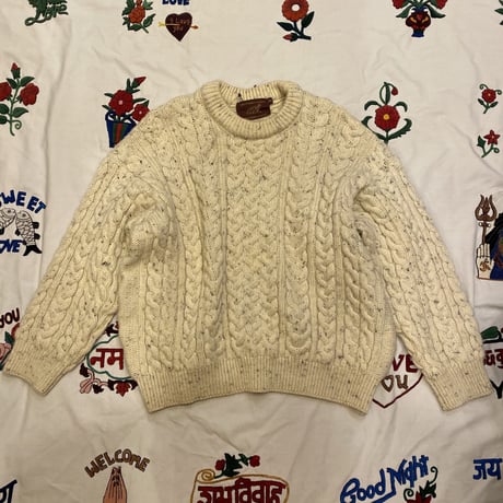 [USED] 霜ふり　肉厚ケーブルニット