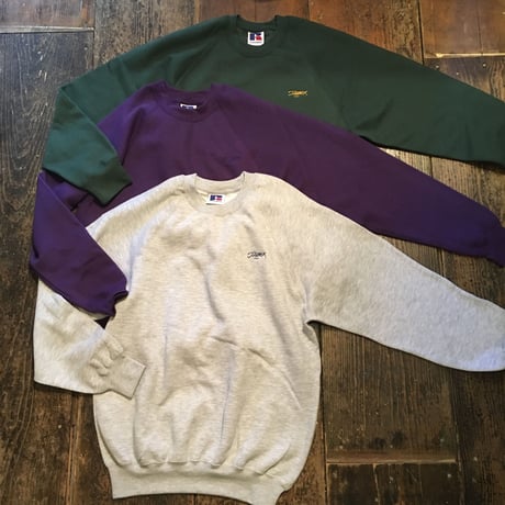 [JHAKS] Embroidery CREW NECK SWEAT