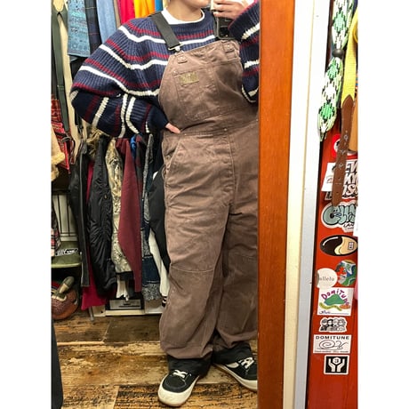 [USED] ダック地  WINTER オーバーオール🤎Brown
