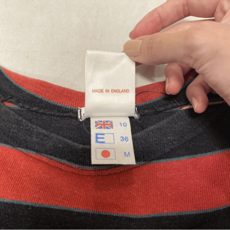 [USED] made in ENGLAND！マルチボーダー S/S Tee