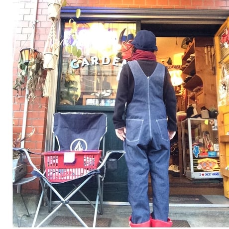 [USED] 70~80's OSHKOSH  裏キルティング付き オーバーオール