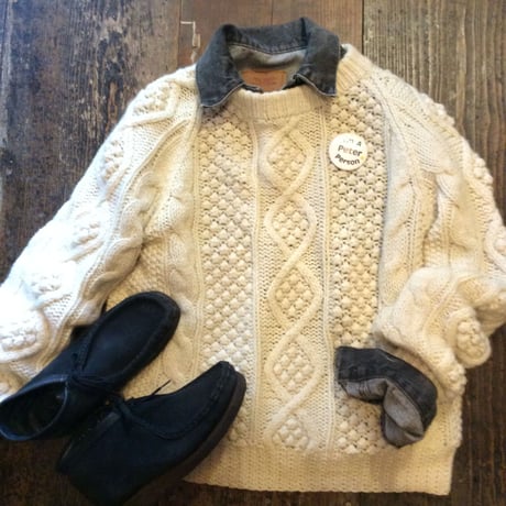 [USED] Vintaga Sears ケーブルニット