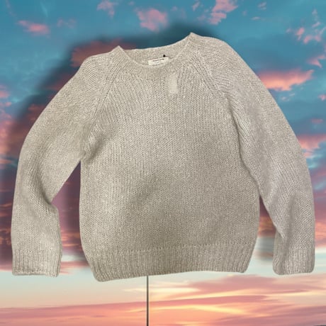 [USED]good ivory モヘア ラグラン KNIT 🥣♡