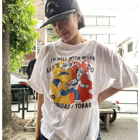[USED]TO HELL WITH WORK! Tee
