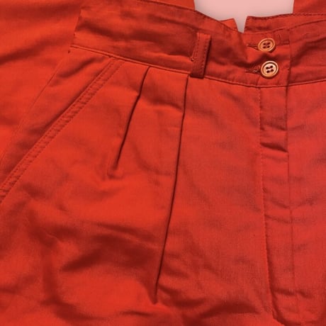 [USED] VINTAGE TUCK PANTS🍅あか