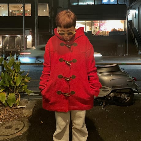 [USED] RED WooL ダッフルコート