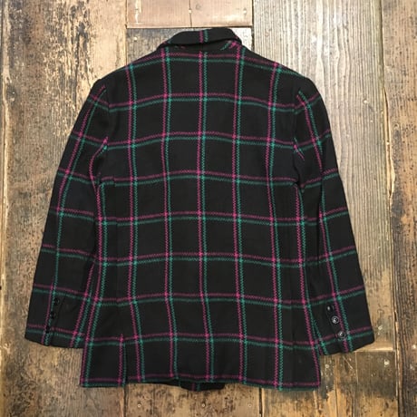 [USED] WOOL100% Wボタンジャケット