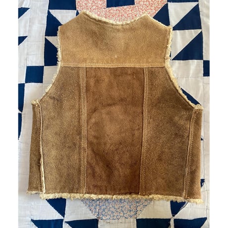 [USED] KIDS♡ SUEDE BOA VEST