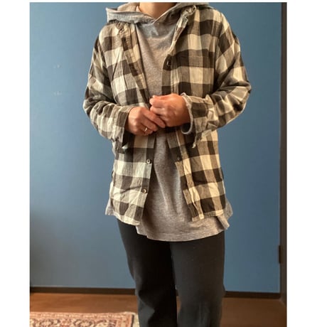 [USED] GOODサイズ ❤️Cotton ネルシャツ