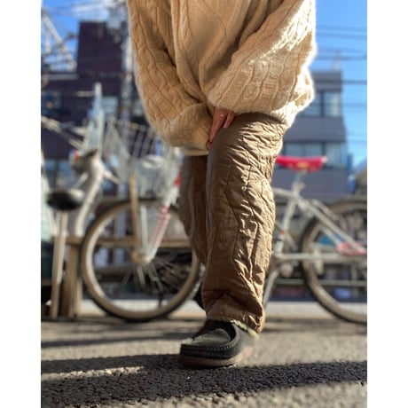 [USED] ドイツ軍  キルティング OVER PANTS