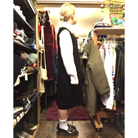 [USED] WOOL シンプル ジャンパースカート