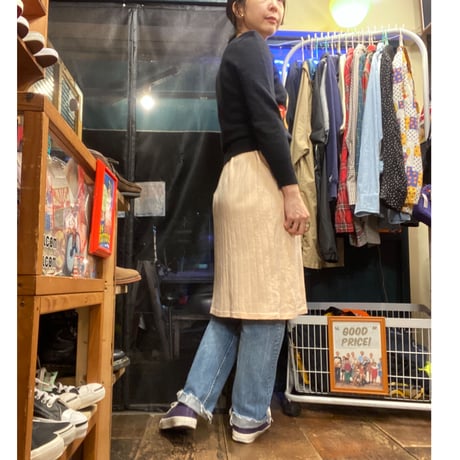[USED]お野菜柄Vネックニット
