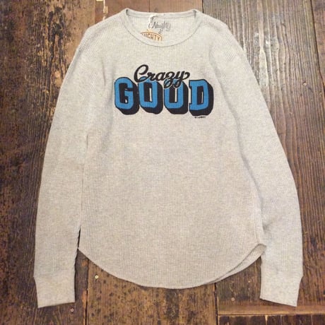 [Naughty] CRAZY GOOD WAFFLE L/S Tee