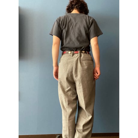 [USED] グレンチェック　スラックス