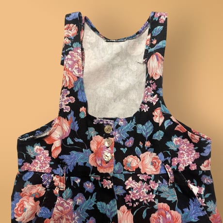 [USED]  花柄ジャンパースカート 🌷