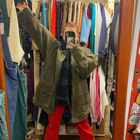 [USED] WOOL チェックマフラー